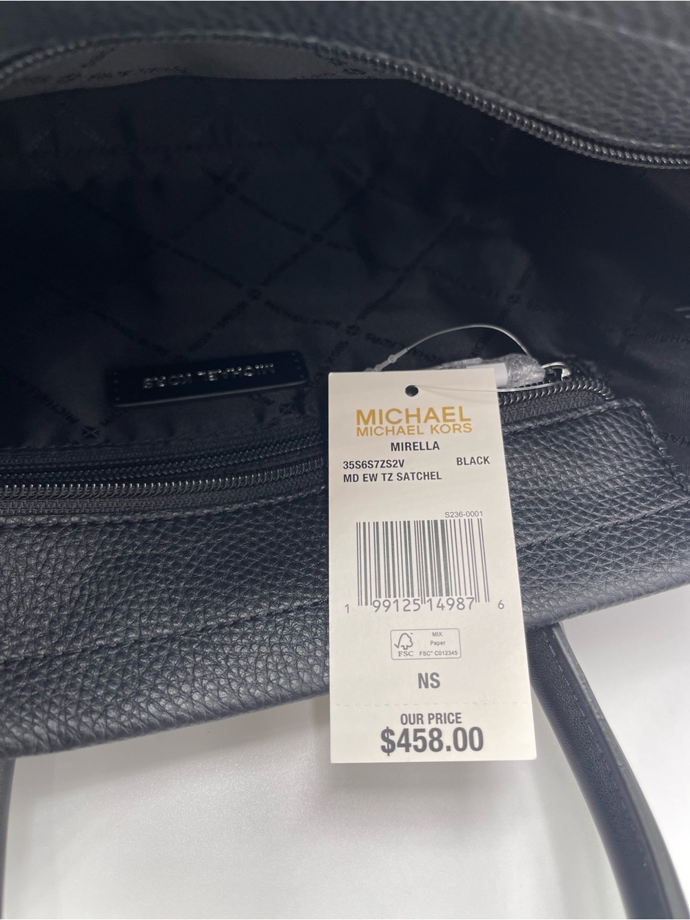 MICHAEL KORS Mirella Md Logo Debossed Satchel Shoulder Tote Crossbody
Black
NWT - Picture 6 of 16
